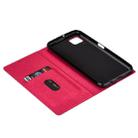 For Huawei P40 Lite Ultrathin Glitter Magnetic Horizontal Flip Leather Case with Holder & Card Slots(Rose Red) - 6