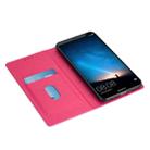 For Huawei Mate 10 Lite Ultrathin Glitter Magnetic Horizontal Flip Leather Case with Holder & Card Slots(Rose Red) - 7