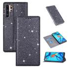 For Huawei P30 Pro Ultrathin Glitter Magnetic Horizontal Flip Leather Case with Holder & Card Slots(Gray) - 1