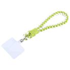 Universal Phone Four Strand Short Lanyard(Green White) - 1