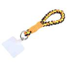 Universal Phone Four Strand Short Lanyard(Orange Black) - 1