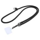 Universal Phone Solid Color Long Lanyard(Black) - 1