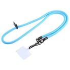 Universal Phone Solid Color Long Lanyard(Blue) - 1