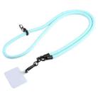 Universal Phone Solid Color Long Lanyard(Lake Blue) - 1