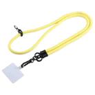 Universal Phone Solid Color Long Lanyard(Yellow) - 1