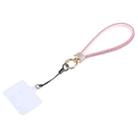 Universal Phone Flash Diamond Short Lanyard(Pink) - 1