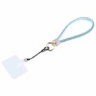 Universal Phone Flash Diamond Short Lanyard(Blue) - 1