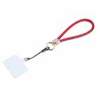 Universal Phone Flash Diamond Short Lanyard(Red) - 1