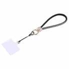 Universal Phone Flash Diamond Short Lanyard(Black) - 1