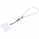 Universal Phone Flash Diamond Short Lanyard(Silver) - 1