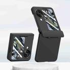 For OPPO Find N3 Flip PC Skin Feel Integrated Foldable Mid Shaft Phone Case(Black) - 1