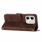 For Infinix Hot 50i Dream Triangle Leather Phone Case with Long  Lanyard(Brown) - 3