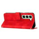 For Infinix Hot 50 Pro+ 4G Dream Triangle Leather Phone Case with Long  Lanyard(Red) - 3