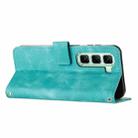For Infinix Hot 50 Pro+ 4G Dream Triangle Leather Phone Case with Long  Lanyard(Green) - 3