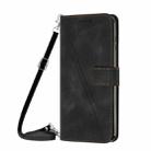 For Infinix Hot 50 Pro+ 4G Dream Triangle Leather Phone Case with Long  Lanyard(Black) - 2