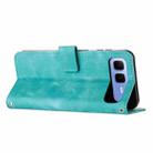 For Infinix Smart 10 Plus 4G Dream Triangle Leather Phone Case with Lanyard(Green) - 3