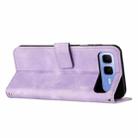 For Infinix Smart 10 Plus 4G Dream Triangle Leather Phone Case with Lanyard(Purple) - 3