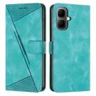 For Infinix Smart 10 4G / Tecno Pop 10 Dream Triangle Leather Phone Case with Lanyard(Green) - 1
