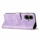 For Infinix Smart 10 4G / Tecno Pop 10 Dream Triangle Leather Phone Case with Lanyard(Purple) - 3