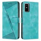 For Infinix GT 30 Pro Dream Triangle Leather Phone Case with Lanyard(Green) - 1