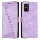 For Infinix GT 30 Pro Dream Triangle Leather Phone Case with Lanyard(Purple) - 1