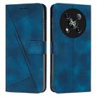 For itel RS4 Dream Triangle Leather Phone Case with Long  Lanyard(Blue) - 1