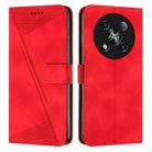 For itel RS4 Dream Triangle Leather Phone Case with Long  Lanyard(Red) - 1