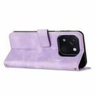 For itel A50C Dream Triangle Leather Phone Case with Long  Lanyard(Purple) - 3