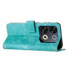 For itel P65 Dream Triangle Leather Phone Case with Long  Lanyard(Green) - 3