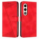 For itel S25 Dream Triangle Leather Phone Case with Long  Lanyard(Red) - 1