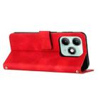 For itel A90 4G Dream Triangle Leather Phone Case with Lanyard(Red) - 3