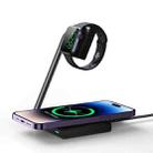 JOYROOM JR-WQN05 15W 2 in 1 Foldable Magnetic Wireless Charger(Black) - 1