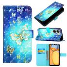 For Xiaomi Redmi 13C 3D Painting Horizontal Flip Leather Phone Case(Golden Butterfly) - 1