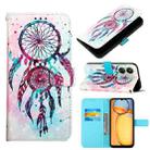 For Xiaomi Redmi 13C 3D Painting Horizontal Flip Leather Phone Case(Color Drop Wind Chimes) - 1