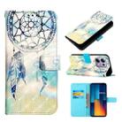For Xiaomi Redmi Note 13 Pro 4G Global 3D Painting Horizontal Flip Leather Phone Case(Dream Wind Chimes) - 1