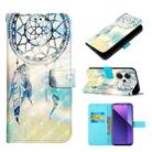 For Xiaomi Redmi Note 13 Pro+ 5G 3D Painting Horizontal Flip Leather Phone Case(Dream Wind Chimes) - 1