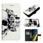 For Xiaomi Poco X6 Pro 3D Painting Horizontal Flip Leather Phone Case(Skull) - 1