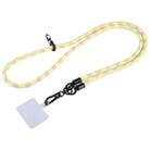 Universal Phone Pattern Lanyard(Pink Yellow) - 1