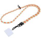 Universal Phone Pattern Lanyard(Orange Green) - 1