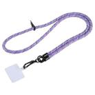 Universal Phone Twill Lanyard(Purple) - 1