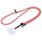 Universal Phone Twill Lanyard(Red Pink) - 1