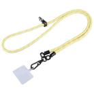 Universal Phone Twill Lanyard(Pink Yellow) - 1