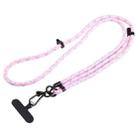 7mm Adjustable Crossbody Mobile Phone Anti-Lost Lanyard with Clip, Length: 75-150cm(Princess Pink) - 1