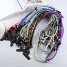 7mm Adjustable Crossbody Mobile Phone Anti-Lost Lanyard with Clip, Length: 75-150cm(Green Purple Orchid) - 2