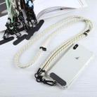 7mm Adjustable Crossbody Mobile Phone Anti-Lost Lanyard with Clip, Length: 75-150cm(Green Purple Orchid) - 4