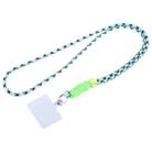 Universal Phone Braided Long Lanyard(Blue+Green) - 1