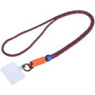 Universal Phone Braided Long Lanyard(Red+Orange) - 1