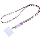 Universal Phone Braided Long Lanyard(Pink+Purple) - 1