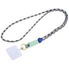 Universal Phone Braided Long Lanyard(Grey+Green) - 1