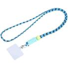 Universal Phone Braided Long Lanyard(Blue+Light Blue) - 1